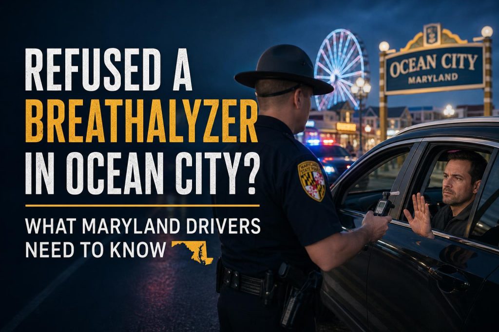 Refused a Breathalyzer in Ocean City? What Maryland Drivers Need to Know 1 Refused a Breathalyzer in Ocean City? What Maryland Drivers Need to Know